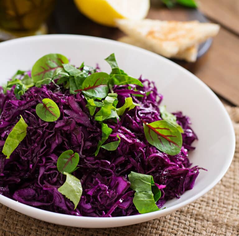 salade chou rouge