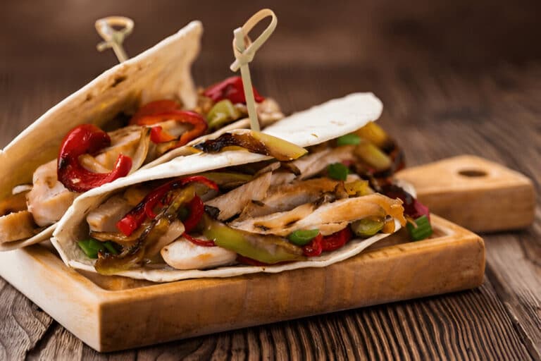 fajitas recette poulet
