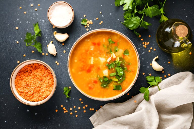 soupe de lentilles corail