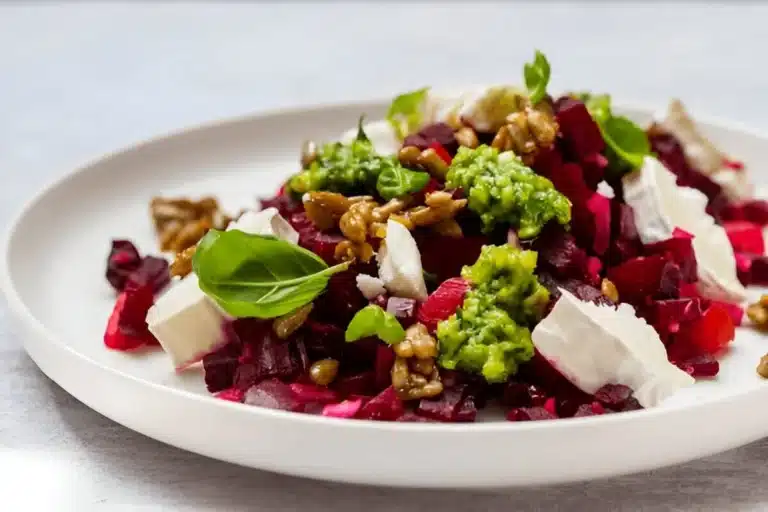 Salade de betteraves et chevre 1