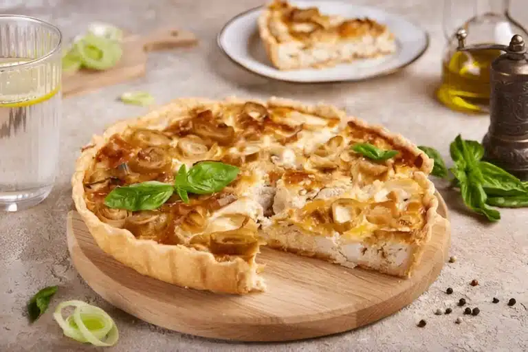 Tarte aux poireaux
