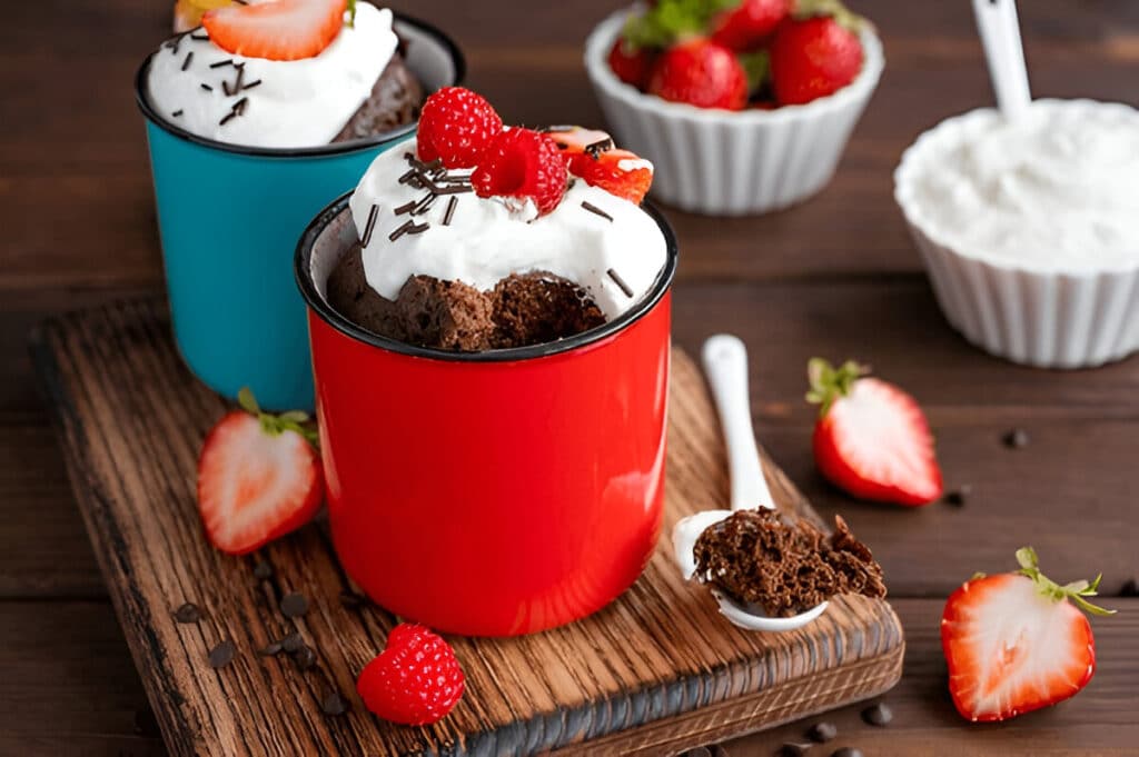ingrédients mug cake Nutella