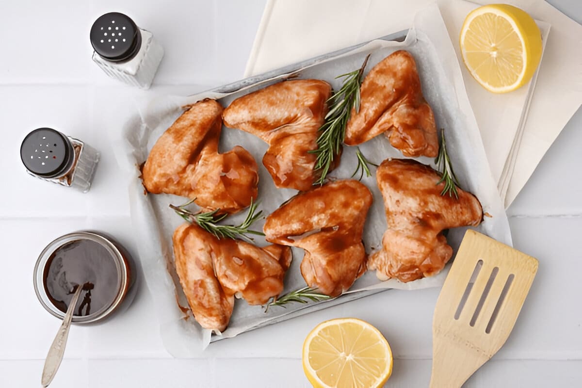 marinade poulet avec citron et herbes fraîches