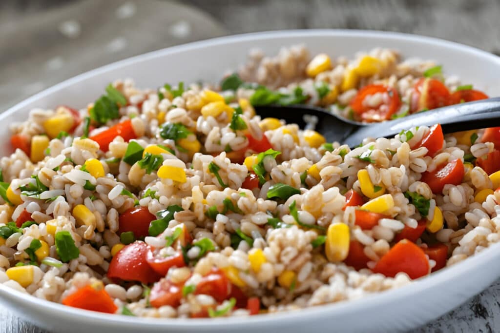 garnitures croquantes pour salade orzo